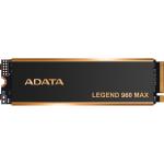 ADATA LEGEND 960 MAX 2TB M.2 NVME PCIE Gen 4 Internal SSD Read up to 7400MB/s, write up to 6800MB/s, backward compatible with Gen 3