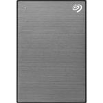 Seagate One Touch 5TB Portable External HDD - Space Grey with Rescue Data Recovery