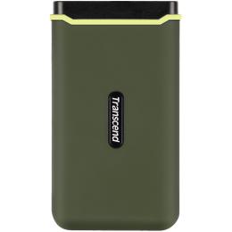 Transcend ESD380C 1TB Rugged Portable External SSD - Military Green USB-C - Read & Write up to 2000MB/s