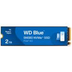 WD Blue SN580 2TB M.2 NVMe Internal SSD PCIe 4.0 - Up to 4150MB/s Read - Up to 4150MB/s Write - 5 Year Warranty