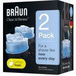 Braun CCR2 Clean and Charge Refills  2 Pack for Brauns patented Clean&Charge system base