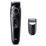 Braun Series 3 BT3400 Beard Trimmer - Cordless & Rechargeable Hair Clipper - Washable Trimmer Head & Comb - Long Lasting Battery