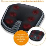 Beurer FM70 Shiatsu Foot and Back Massager Soothing Massage with Switchable Heat Function to Relieve Tension,Comfortable Material, with Automatic Shut-Off