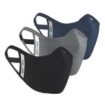 Casemate SM044531 Safe Mate Washable Cloth Mask - Black/Navy/Gray - 3 Pack - L/XL