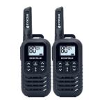 ECOXGEAR ECOXTALK EXG50 (Twin Pack) UHF 0.5Watt CB Handheld 2-Way Radio walkie talkie 3km+ Range, 20 hours Operating Time ,80 channels AU/NZ