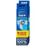 Oral-B EB20-16 Precision Clean Brush Head Refill 16 Pack