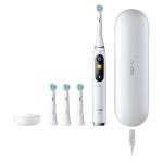 Oral-B iO Series 9 Electric Toothbrush With 2 Brush Heads (White Alabaster), Display screen helps motivate you and enables you to customize your brushing experience