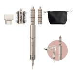 Shark FlexStyle HD421SL Air Styling & Drying System Stone Hair Styler/ Dryer, Styling Concentrator, 2* Auto Wrap Curlers, 1* Oval Brush, 1 sofy storage bag