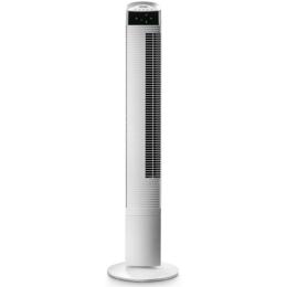 Delonghi DETF110WH Oscillating Tower Fan Remote Control With Timer & 3 Speeds Auto Rotation with Led Display