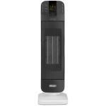 Delonghi 2000W Fan Heater with Remote Controller - White / Dark Grey Ceramic Technology - Anti-Dust Filter - HFX65V20