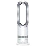 Dyson Hot+Cool Jet Focus AM09 Fan & Heater - White / Silver (Commercial Customers Only) Amplify Airflow - Smooth Oscillation - Sleep Timer with Remote Control - 2 Years Guarantee