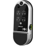 Lockly Vision Elite PGD798NVSN Deadbolt Smart Lock with Video Doorbell, Fingerprint, Solar Panel, Bluetooth, Passcode Patent, Satin Nickel Finish (Include WIFI and Sensor)