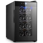 Sheffield 8 Bottles Wine Cooler Cabinet with Electronic Temperature Control (8-18C) Size:500*252*459