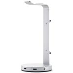 SATECHI USB Aluminum Headphone Hub (Silver)