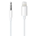 Apple Lightning to 3.5mm male-to-male Audio Cable (1.2m) - White - For AirPods Max, Beats Solo Pro, & iPhone