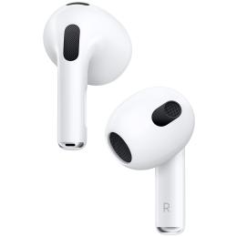 Apple AirPods (3rd Gen) True Wireless In-Ear Headphones with MagSafe Charging Case Spatial Audio - Up to 6 Hours Battery Life / 30 Hours Total