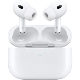 Apple AirPods Pro (2nd Gen) True Wireless In-Ear Headphones with MagSafe Charging Case (USB-C) Active Noise Cancellation - Spatial Audio - Advanced Find My - Up to 6 Hours Battery Life / 30 Hours Total
