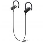Audio-Technica ATH-SPORT50BT Wireless In-Ear Headphones - Black Bluetooth - Up to 6 Hours Battery Life