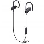 Audio-Technica ATH-SPORT70BT Wireless In-Ear Headphones - Black Bluetooth - Up to 6 Hours Battery Life
