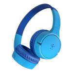 Belkin SoundForm Mini Wireless Headphones for Kids - Blue Volume Limited & Water Resistant - Up to 30 Hours Battery Life - 2 Years Warranty