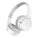 Belkin SoundForm Mini Wireless Headphones for Kids - White Volume Limited & Water Resistant - Up to 30 Hours Battery Life - 2 Years Warranty