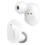 Belkin SoundForm Play True Wireless In-Ear Headphones - White IPX5 Sweat & Water Resistant - Clear Calls - Up to 8 Hours Battery Life / 38 Hours Total with Charging Case - 2 Years Warranty