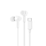 Belkin SoundForm USB-C Wired Earbuds - White - With Adjustable Volume Limiter - IPX5 Sweat & Water Resistant - In-line Mic & Controls - 5x eartip sizes included - 2 Year Warranty