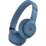 Beats Solo 4 Wireless On-Ear Headphones - Slate Blue Spatial Audio with Dynamic Head Tracking - Lossless Audio via USB-C or 3.5mm - Compatible with iPhone & Android - Up to 50 hours of battery life