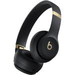 Beats Solo 4 Wireless On-Ear Headphones - Black & Gold Spatial Audio with Dynamic Head Tracking - Lossless Audio via USB-C or 3.5mm - Compatible with iPhone & Android - Up to 50 hours of battery life
