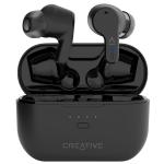 Creative Zen Air Pro True Wireless Noise Cancelling Earbuds - Black - Hybrid ANC - IPX5 sweat & water resistant - Qi wireless charging - Up to 9hrs per charge / 33hrs with charging case (ANC Off)