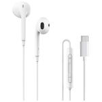 Edifier P180 USB-C Wired Earbuds - White with Remote and Mic - Hi-Res Audio Support - USB-C Connection for Android / iPhone 15 & 16 series / iPad / Windows & More