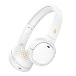 Edifier WH500 Wireless On-Ear Headphones - White Foldable design - Bluetooth 5.2 - Low-latency gaming mode - Long battery life up to 40hrs - 10mins USB-C charge = up to 6hrs playback
