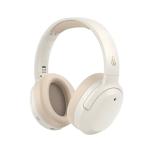 Edifier W820NB Plus (2025 Upgrade) Wireless Over-Ear Noise-Cancelling Headphones - Ivory Advanced -49dB Hybrid ANC - 40 Titanium Drivers - Wired & Wireless Hi-Res Audio up to 24bit/96kHz - AI-powered clear calls - Multipoint - Foldable desi