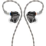 FiiO JH5 Hybrid Wired In-Ear Monitor Headphones - Black - 0.78 2pin detachable silver-plated copper 3.5mm braided cable - 1x Dynamic + 4x Balanced Armature three-way driver design - Hi-Res Audio certified
