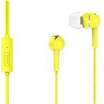 Genius HS-M300 In-Ear Headphones - Yellow with Microphone