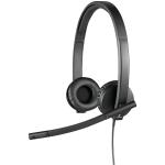 Logitech H570e USB Wired Headset Stereo - Strong and Light For Long term Comfort - Easy To Use Inline Controls
