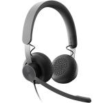 Logitech Zone USB-C Wired Stereo Headset 32 Ohm - 20 Hz - 16 kHz - Over-the-head - Binaural - Ear-cup - Uni-Directional - Omni-Directional - Noise Cancelling Microphone
