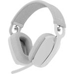 Logitech Zone Vibe 100 Headset - Off White Lightweight - Multipoint - Bluetooth