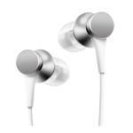 Xiaomi Mi Wired In-Ear Headphones Basic - Silver Microphone - Aluminium Chamber - Tangle-Free Cable with 3.5mm jack - Aerospace-Grade Metal Diaphragm - Pause Play Answer / End Call Button - Compatible with Android and iOS Devices