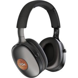 MARLEY Positive Vibration XL ANC Wireless Over-Ear Noise-Cancelling Headphones - Signature Black Bluetooth 5.0 - Type-C quick charge + up to 24hrs battery - Carry bag included
