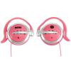 Moki Wired Clip-on Headphones - Pink Ear Hook Design Moki Wired Clip-on Headphones - Pink Ear Hook Design
