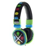 Moki Popper ACC-HPP Wired On-Ear Headphones - Skull Black
