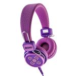 Moki ACC-HPK Wired Headphones for Kids - Pink & Purple Volume Limited - 3.5mm Jack