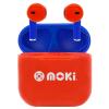 Moki MokiPods Mini True Wireless In-Ear Headphones for Kids - Red Blue Volume Limited Moki MokiPods Mini True Wireless In-Ear Headphones for Kids - Red Blue Volume Limited