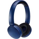 Panasonic RB-HF630B Wireless On-Ear Headphones - Blue 30mm Drivers with XBS Extra Bass System - Clear Voice Calls - Foldable Design - Multipoint - Massive Battery Life up to 72hrs - USB-C Fast Charging