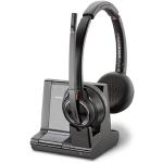 Poly Savi 207325-04 8220/A On-Ear Headset UC - 3-in-1 - Stereo DECT System