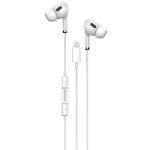 RockRose Solo LT Neo Lightning In-Ear Headphones with DAC -  White,  120cm