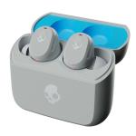 Skullcandy Mod True Wireless In-Ear Headphones - Light Grey / Blue IP55 Sweat & Water Resistant - Multipoint Pairing - Clear Voice Calls - Up to 7 Hours Battery Life / 34 Hours Total with Charging Case