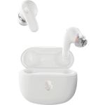 Skullcandy Rail True Wireless In-Ear Headphones - Bone White Skull-iQ Smart Feature Technology - Hands-Free Voice Control for Android & iPhone - IP55 - Multipoint - Built-in Tile finding technology - Bluetooth 5.2