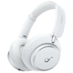 Soundcore Space Q45 Wireless Over-Ear Noise Cancelling Headphones - White Adaptive ANC - LDAC - Bluetooth 5.3 - Up to 50 Hours Battery Life - Travel case included